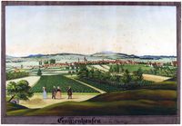 Gunzenhausen - Ansicht Mitte 19. Jahrhundert